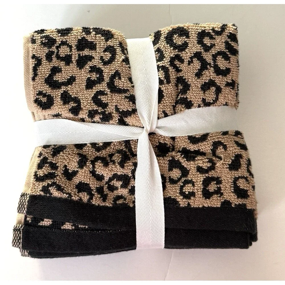 Rachel Zoe Facecloths Washcloths Soft Cotton 13x13